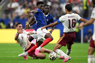 Fotos del partido de semifinales Francia - España