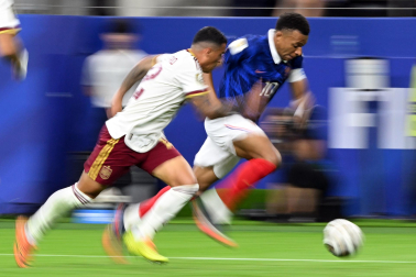 Fotos del partido de semifinales Francia - España