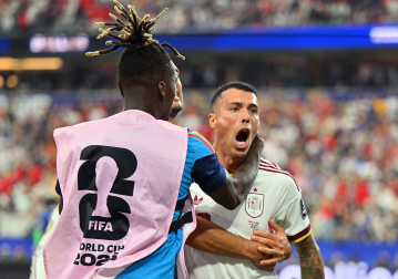 Fotos del partido de semifinales Francia - España
