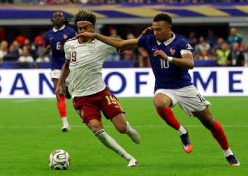 Fotos del partido de semifinales Francia - España