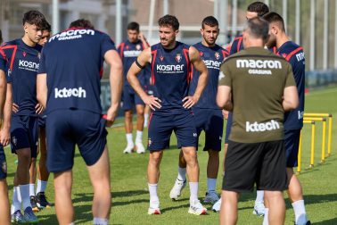 Foto del entrenamiento de Osasuna de este 16 de julio de 2026
