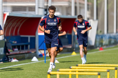 Foto del entrenamiento de Osasuna de este 16 de julio de 2026