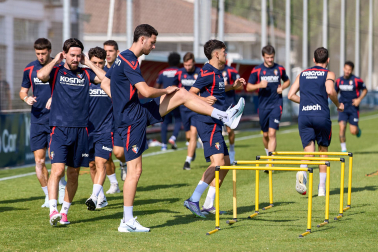 Foto del entrenamiento de Osasuna de este 16 de julio de 2026