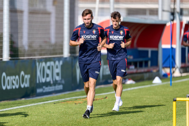Foto del entrenamiento de Osasuna de este 16 de julio de 2026