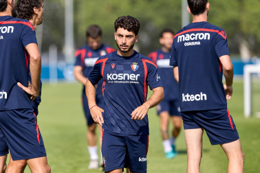 Foto del entrenamiento de Osasuna de este 16 de julio de 2026