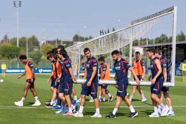 Foto del entrenamiento de Osasuna de este 16 de julio de 2026