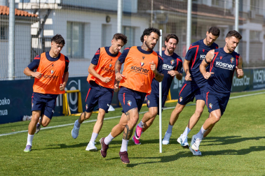Foto del entrenamiento de Osasuna de este 16 de julio de 2026