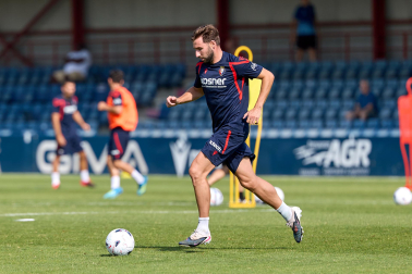Foto del entrenamiento de Osasuna de este 16 de julio de 2026