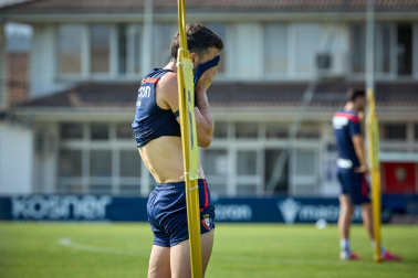 Foto del entrenamiento de Osasuna de este 16 de julio de 2026