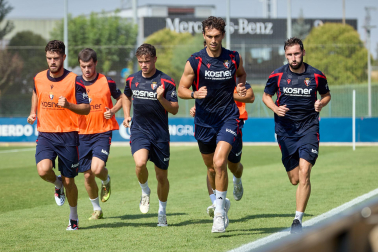Foto del entrenamiento de Osasuna de este 16 de julio de 2026