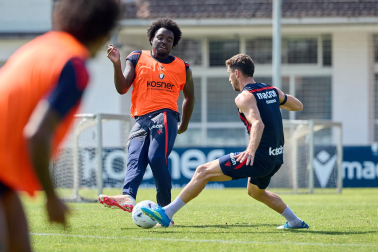 Foto del entrenamiento de Osasuna de este 16 de julio de 2026