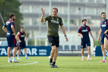 Foto del entrenamiento de Osasuna de este 16 de julio de 2026