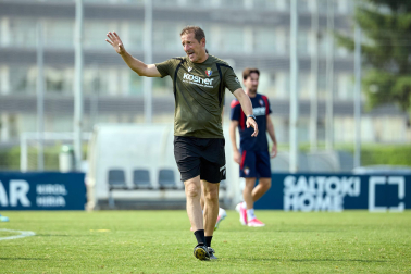 Foto del entrenamiento de Osasuna de este 16 de julio de 2026