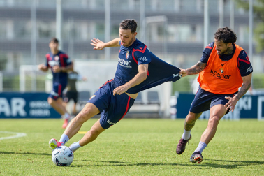 Foto del entrenamiento de Osasuna de este 16 de julio de 2026