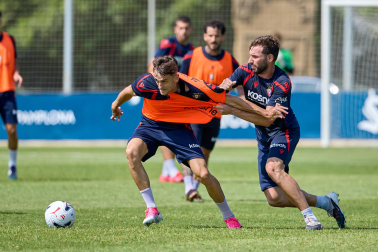 Foto del entrenamiento de Osasuna de este 16 de julio de 2026