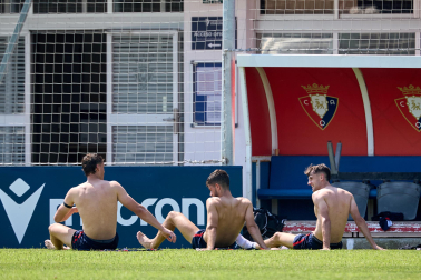 Foto del entrenamiento de Osasuna de este 16 de julio de 2026