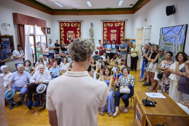 Fotos del homenaje sorpresa de Sangüesa a Adrián Sola