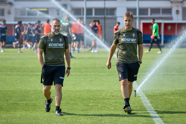 Fotos del entrenamiento de Osasuna de este sábado en Tajonar
