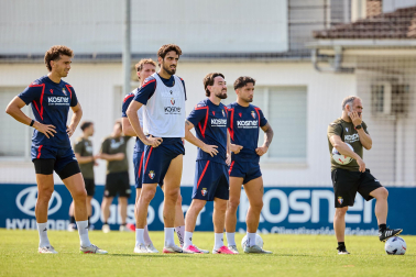 Fotos del entrenamiento de Osasuna de este sábado en Tajonar