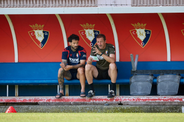 Fotos del entrenamiento de Osasuna de este sábado en Tajonar