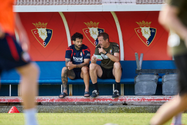 Fotos del entrenamiento de Osasuna de este sábado en Tajonar