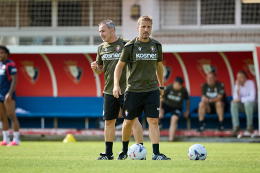 Fotos del entrenamiento de Osasuna de este sábado en Tajonar