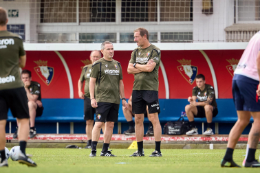 Fotos del entrenamiento de Osasuna de este sábado en Tajonar