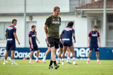 Fotos del entrenamiento de Osasuna de este sábado en Tajonar