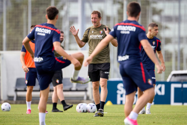 Fotos del entrenamiento de Osasuna de este sábado en Tajonar