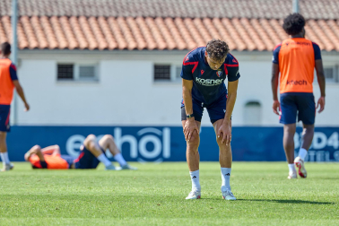 Fotos del entrenamiento de Osasuna de este sábado en Tajonar