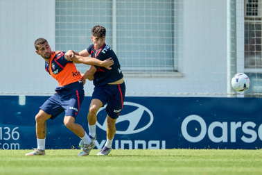 Fotos del entrenamiento de Osasuna de este sábado en Tajonar