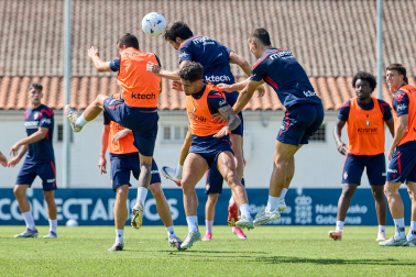 Fotos del entrenamiento de Osasuna de este sábado en Tajonar