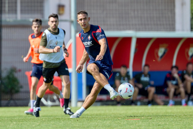 Fotos del entrenamiento de Osasuna de este sábado en Tajonar