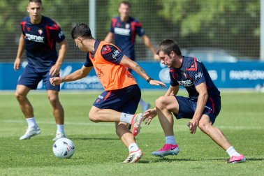 Fotos del entrenamiento de Osasuna de este sábado en Tajonar