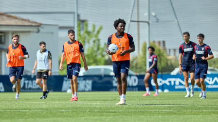 Fotos del entrenamiento de Osasuna de este sábado en Tajonar