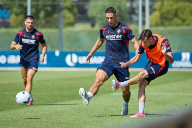 Fotos del entrenamiento de Osasuna de este sábado en Tajonar