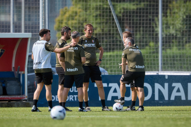 Fotos del entrenamiento de Osasuna de este sábado en Tajonar