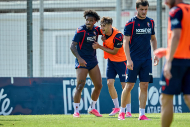 Fotos del entrenamiento de Osasuna de este sábado en Tajonar