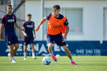 Fotos del entrenamiento de Osasuna de este sábado en Tajonar