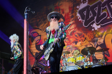 Fotos del ambiente y del concierto de ZZTop en Pamplona