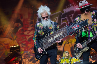Fotos del ambiente y del concierto de ZZTop en Pamplona