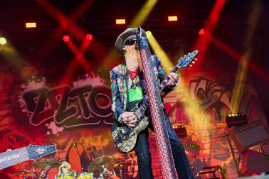 Fotos del ambiente y del concierto de ZZTop en Pamplona