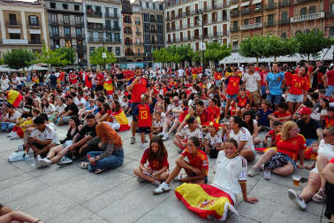 La final del Mundial, en imágenes en Navarra