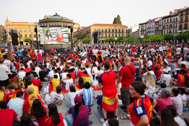 La final del Mundial, en imágenes en Navarra