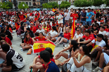 La final del Mundial, en imágenes en Navarra