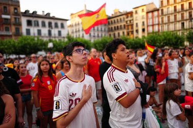 La final del Mundial, en imágenes en Navarra