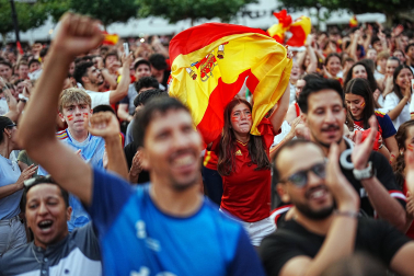 La final del Mundial, en imágenes en Navarra