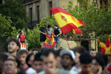 La final del Mundial, en imágenes en Navarra