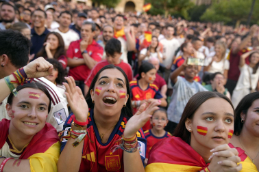 La final del Mundial, en imágenes en Navarra