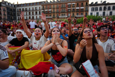 La final del Mundial, en imágenes en Navarra